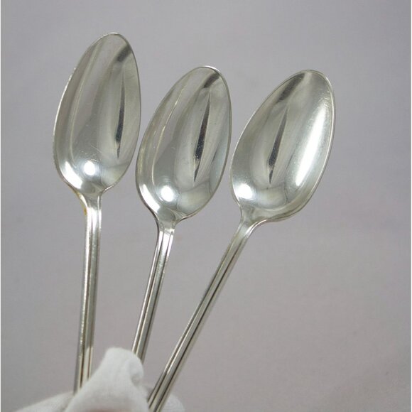 Antique Fairfield Silverplate Iced Tea Spoons c. 1910-1920 FAP5 - Picture 4 of 9